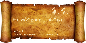 Hutvágner Izóra névjegykártya